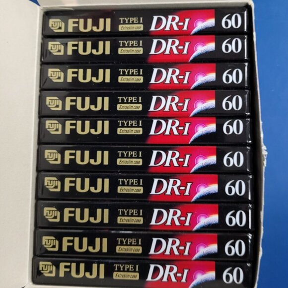 MIXED LOT OF 17 - 10 FUJI 60 DR-1 AND 7 FUJI 90 DR-1 CASSETTE TAPES (17 TOTAL) - Picture 3 of 3